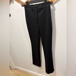 Longchamp Black Straight-Leg dress pants